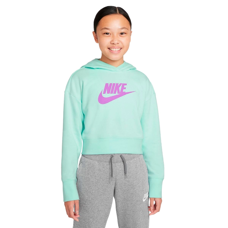 Hanorac Nike G NSW CLUB FT CROP HOODIE HBR